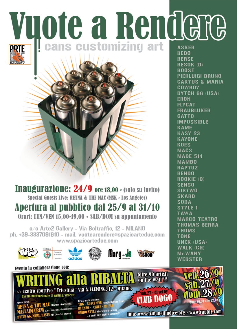 Vuote a Rendere - Cans Customizing Art